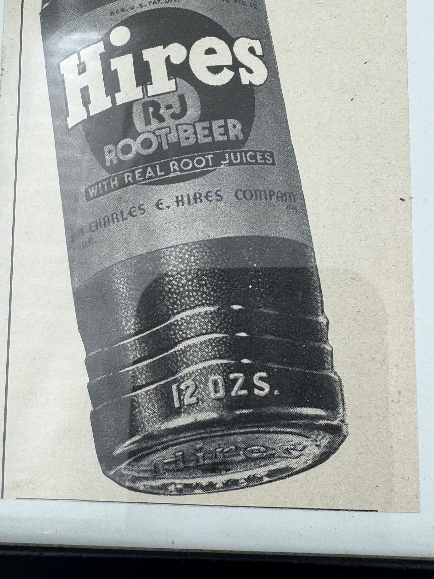 Vintage Hires Root Beer 5 Cent Ad