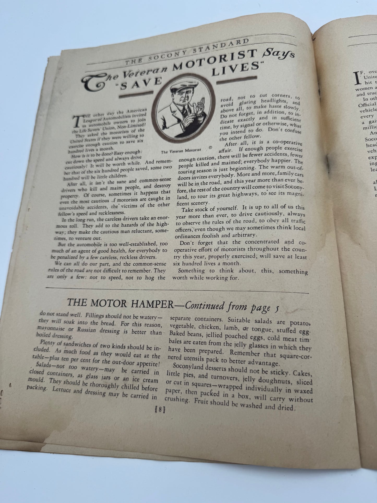 Vintage Socony Standard Magazine No. 1 Vol 1