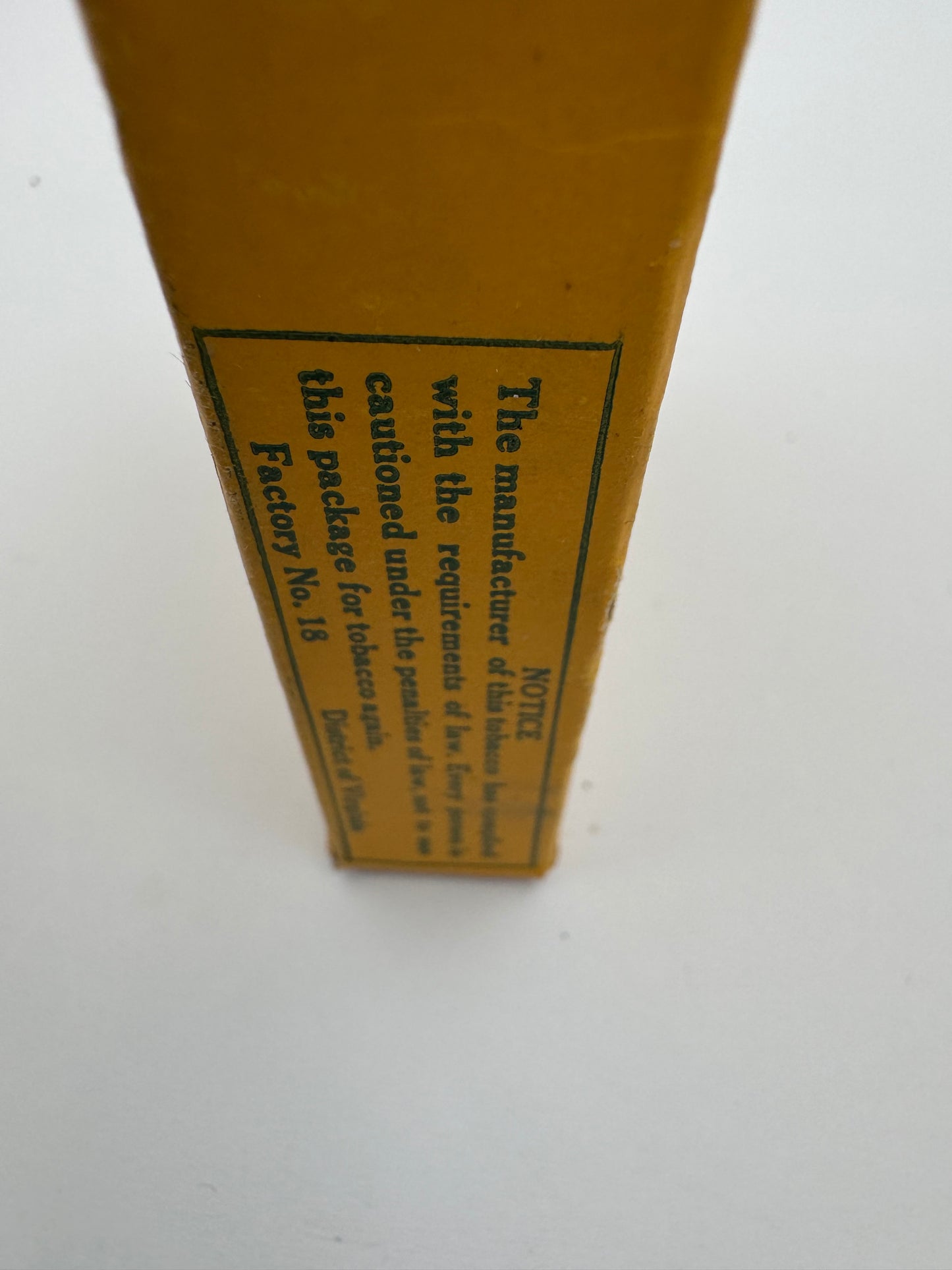 Vintage Roll-O Tobacco Box Empty