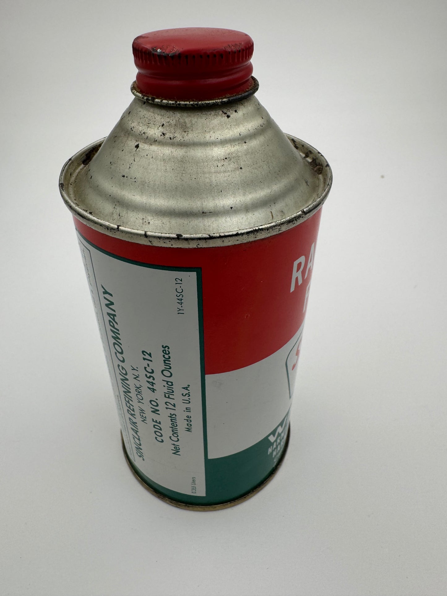 Vintage Sinclair Cone Top Can Full Minty