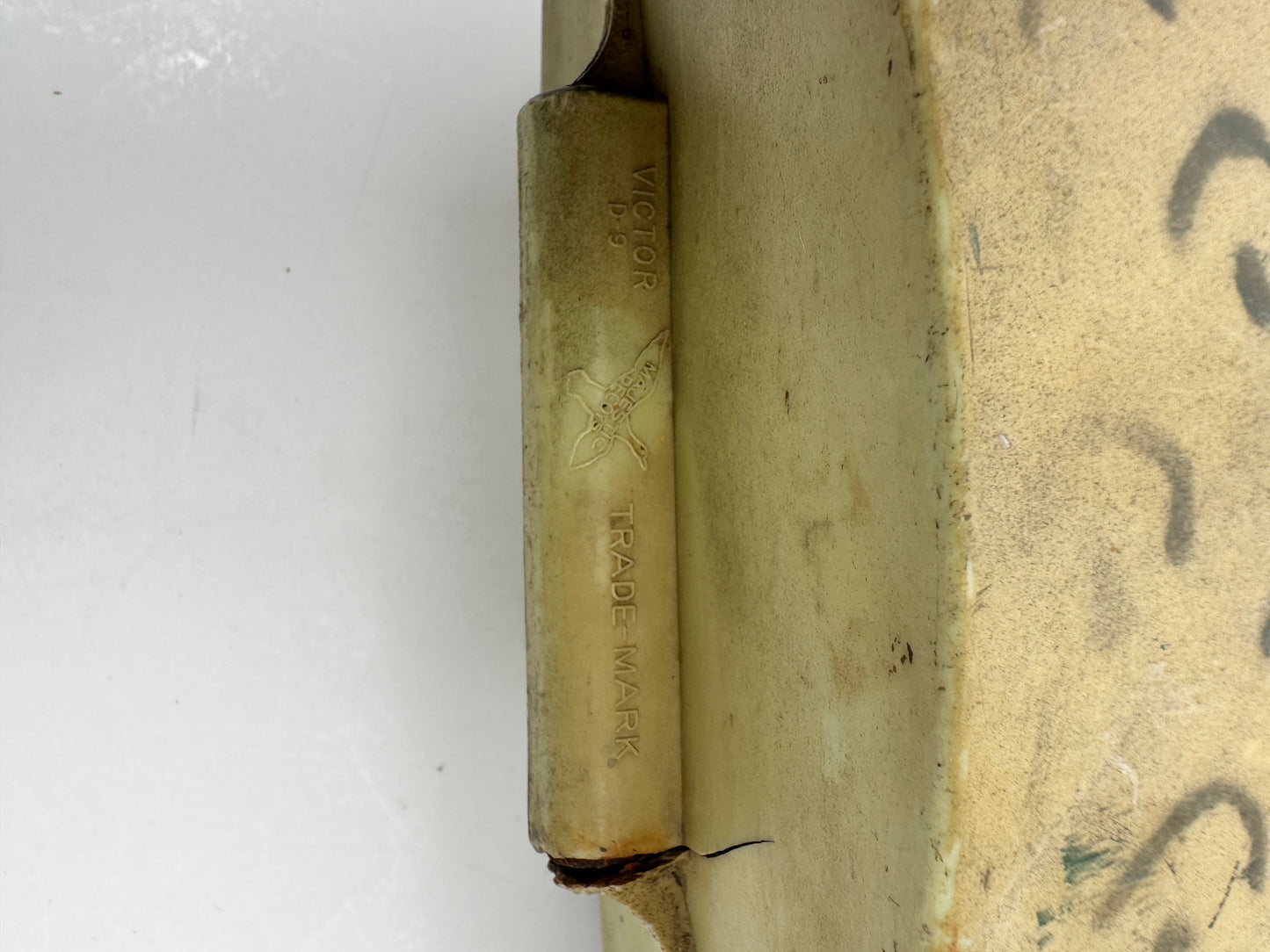 Vintage Duck Decoy Carrylite Glass Eyes Some Wear Noted