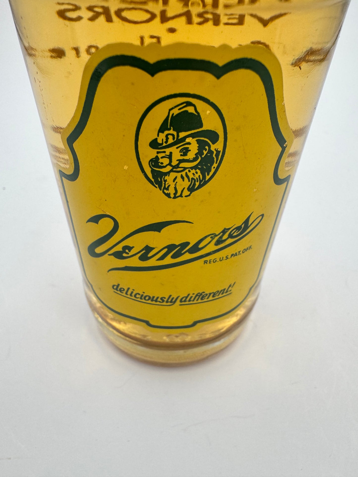 Vintage Vernors Soda Bottle Full