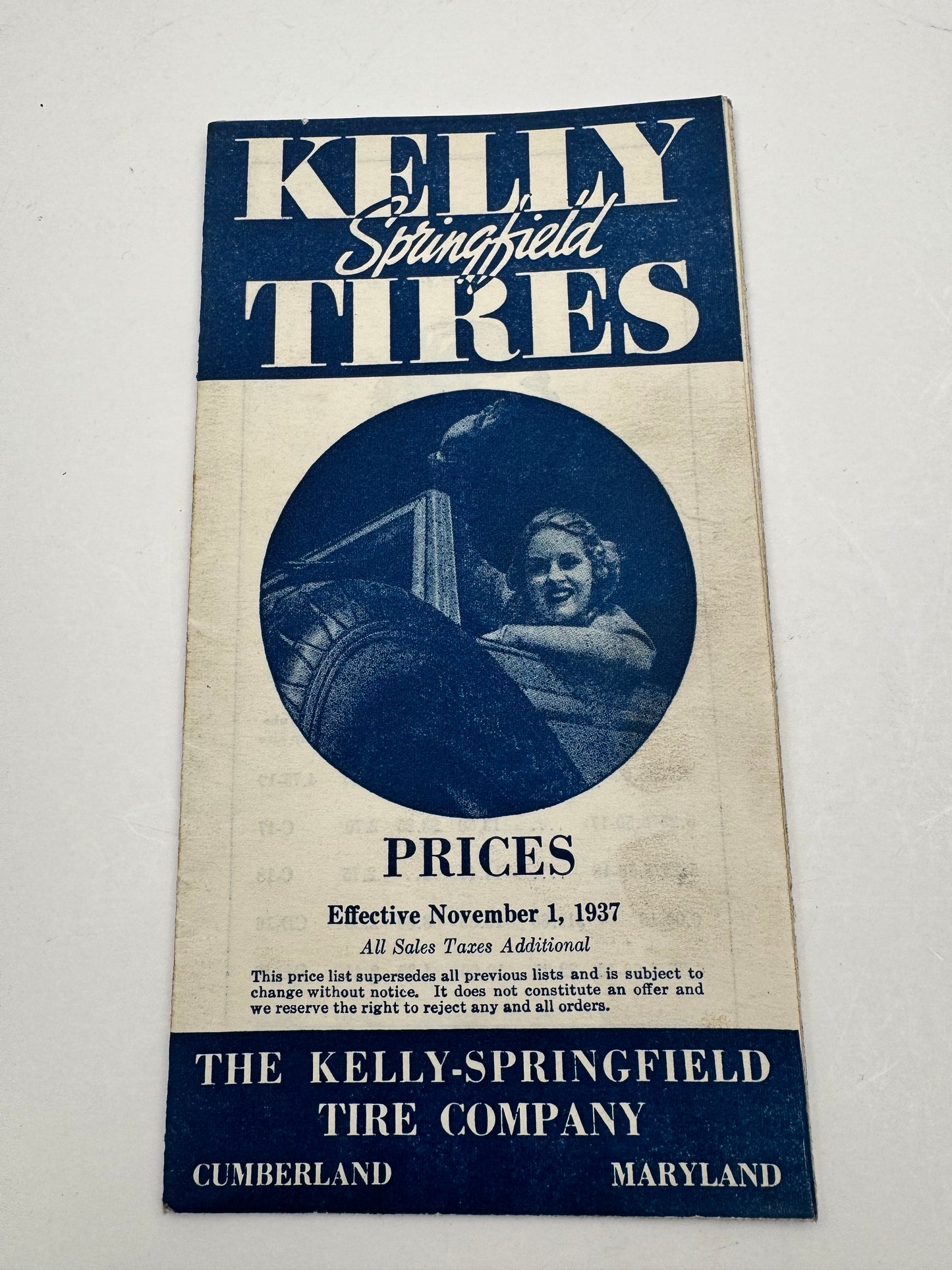 Vintage Tire Advertising Lot Lee Kelly Firestone NOS