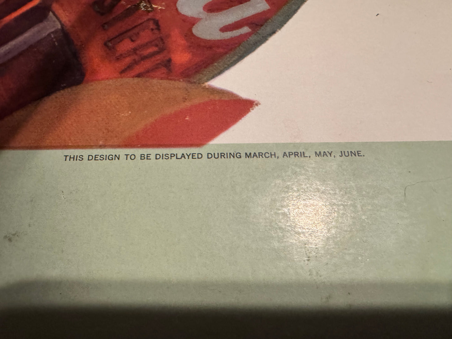 Vintage Coke Sign Cardboard 1967