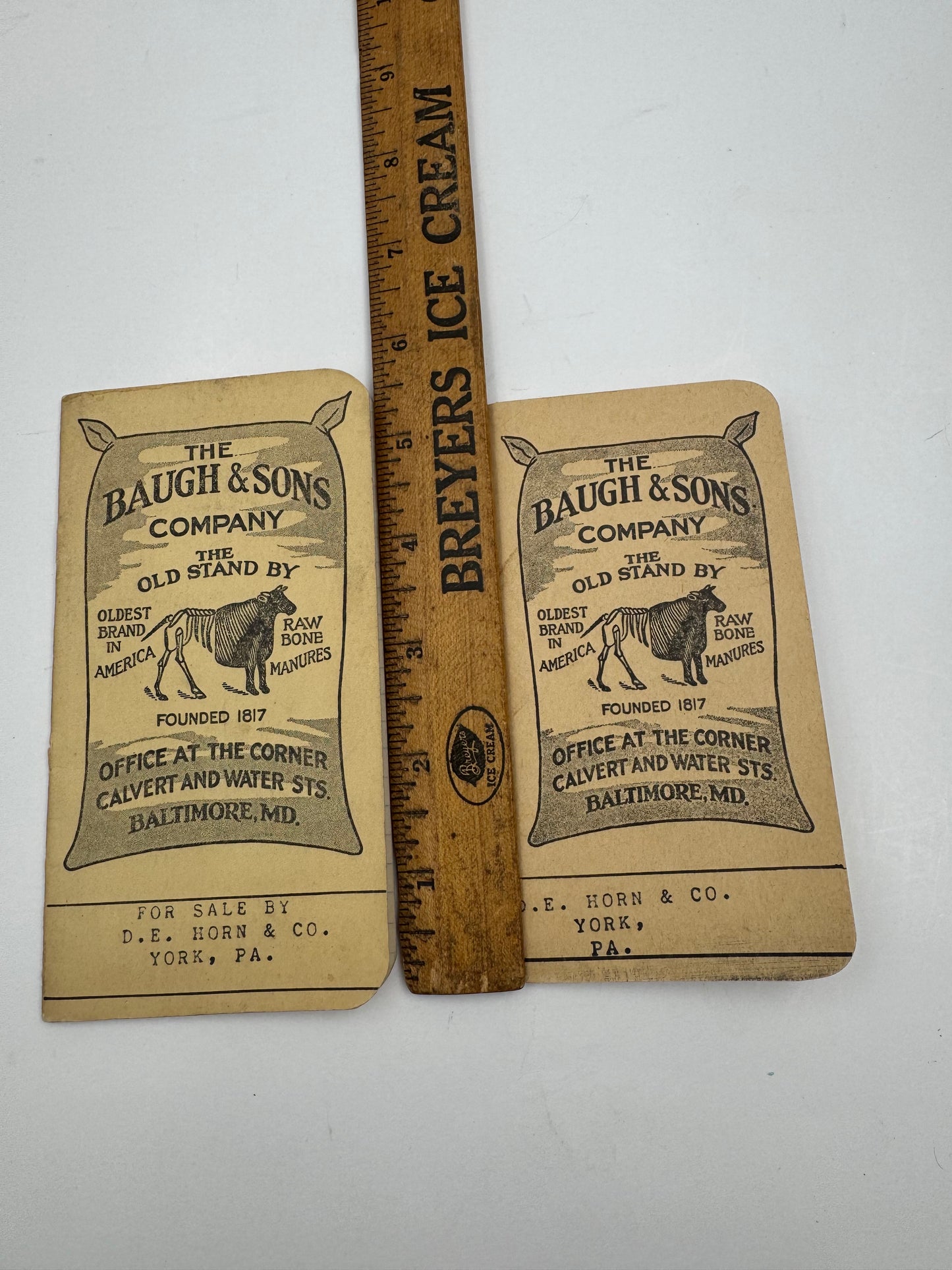 Vintage Baugh & Sons Notebook Farmers.