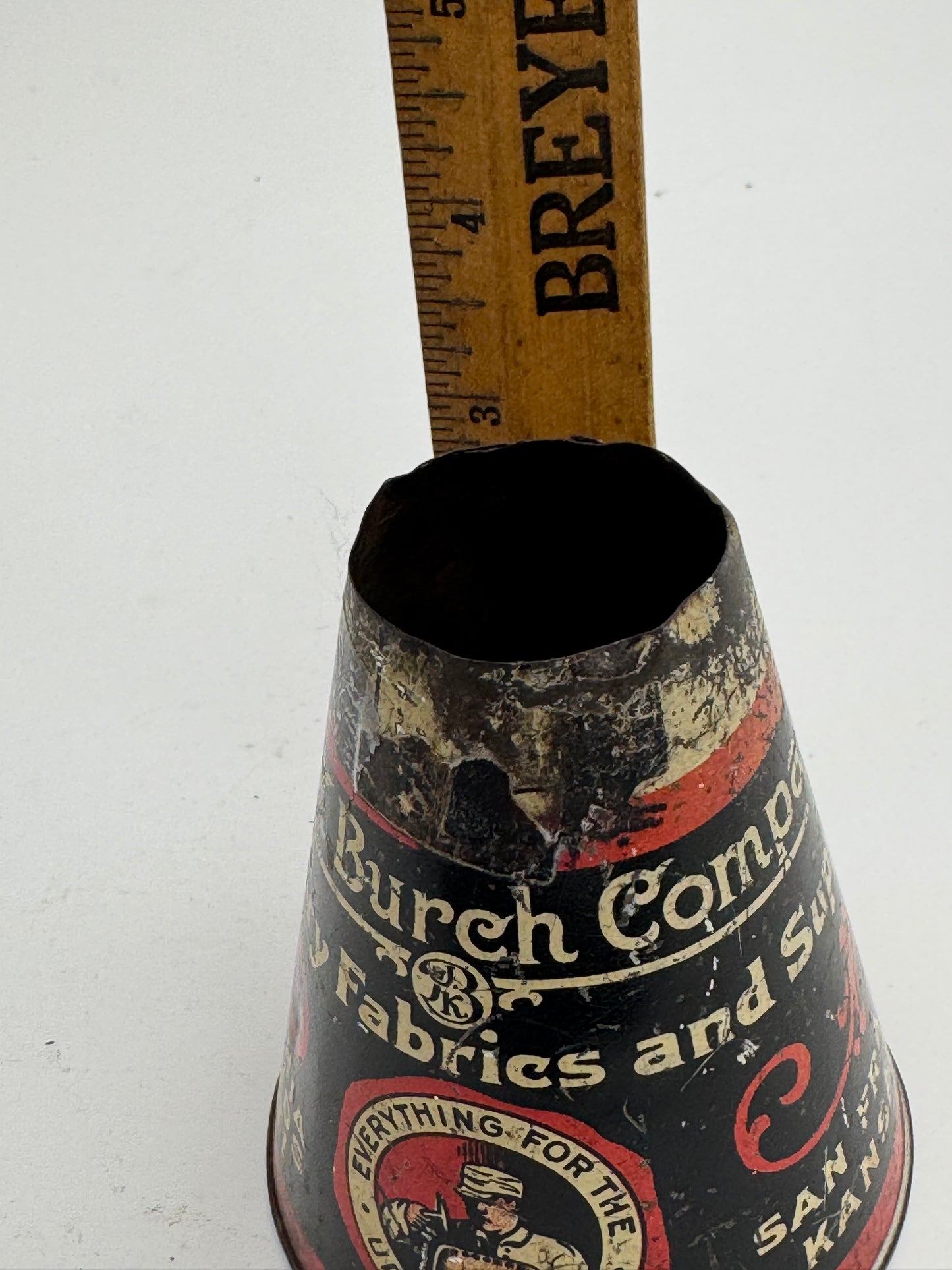 Vintage Tin Cone Can Carpet Tacks?