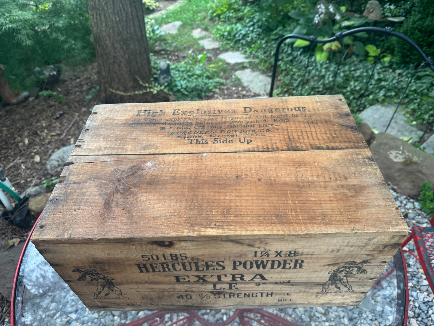 Vintage Hercules Ammo Crate.