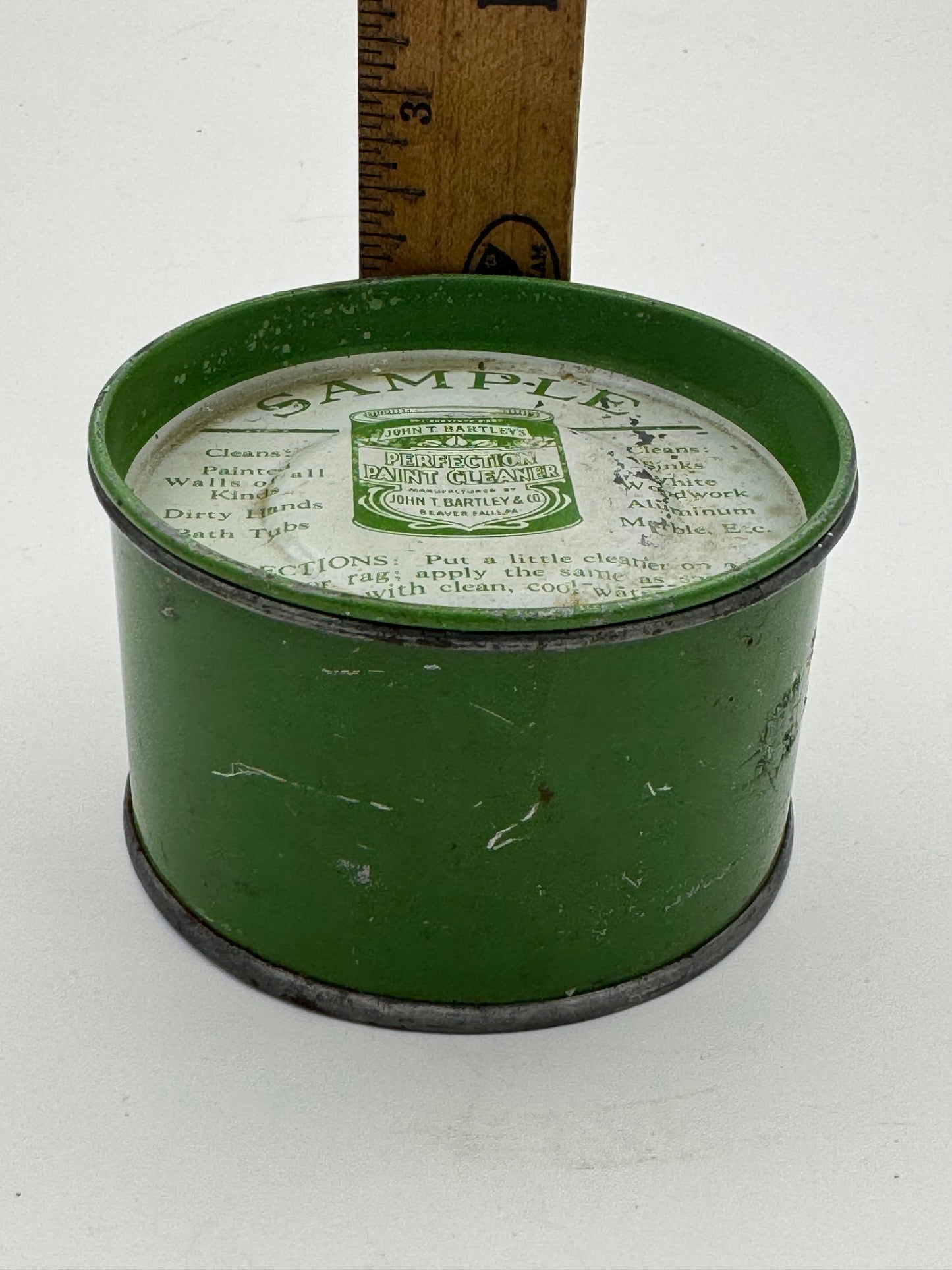 Vintage Paint Can Sample Perfection Paint Cleaner