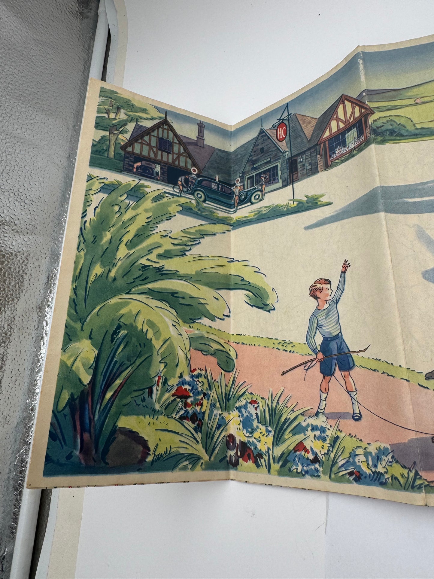 Vintage Roadmap 1934 Sinclair Great Graphics