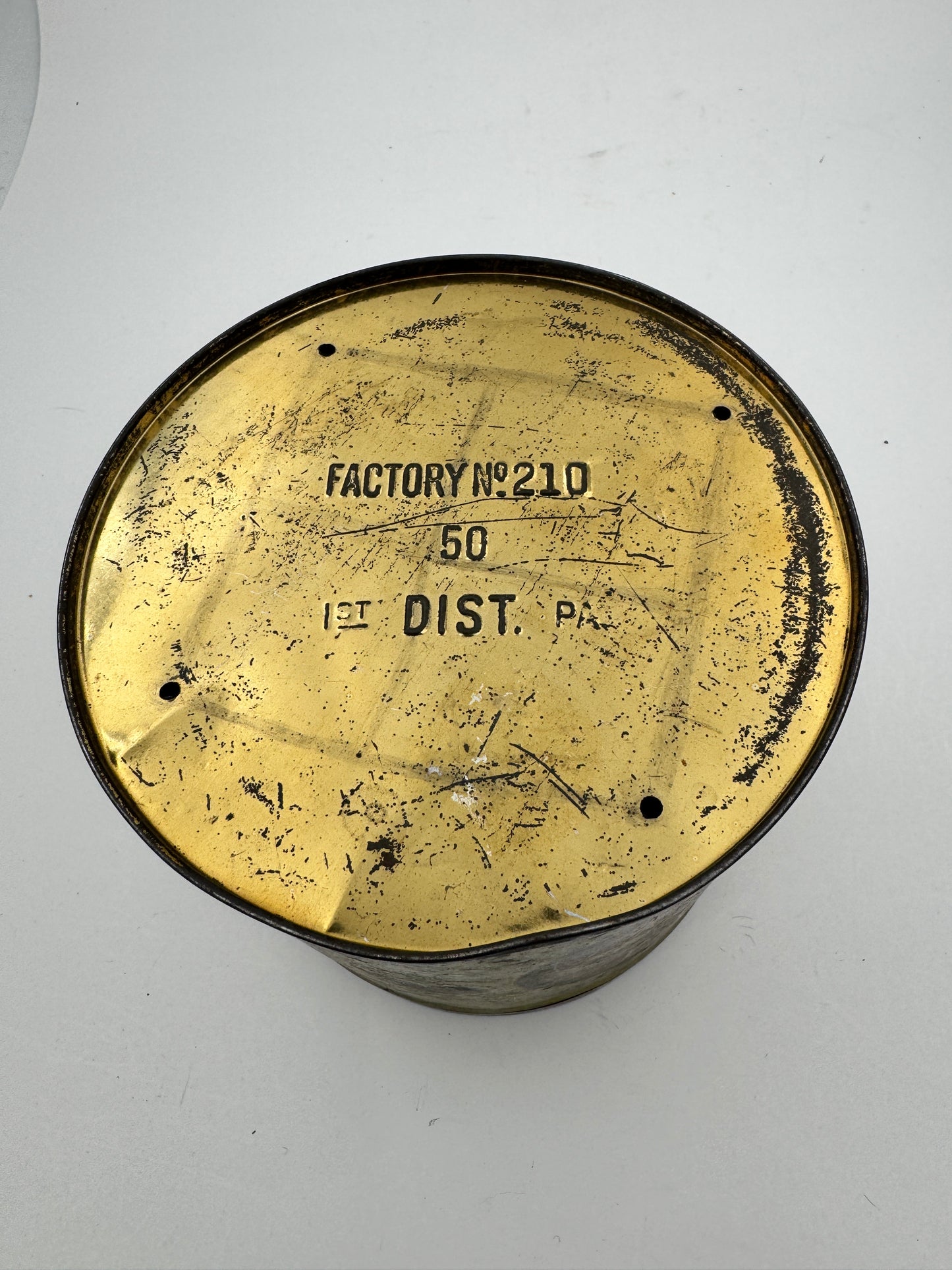 Vintage Tobacco Tin Henrietta “Otto Eisenlohr & Bros Empty Rare