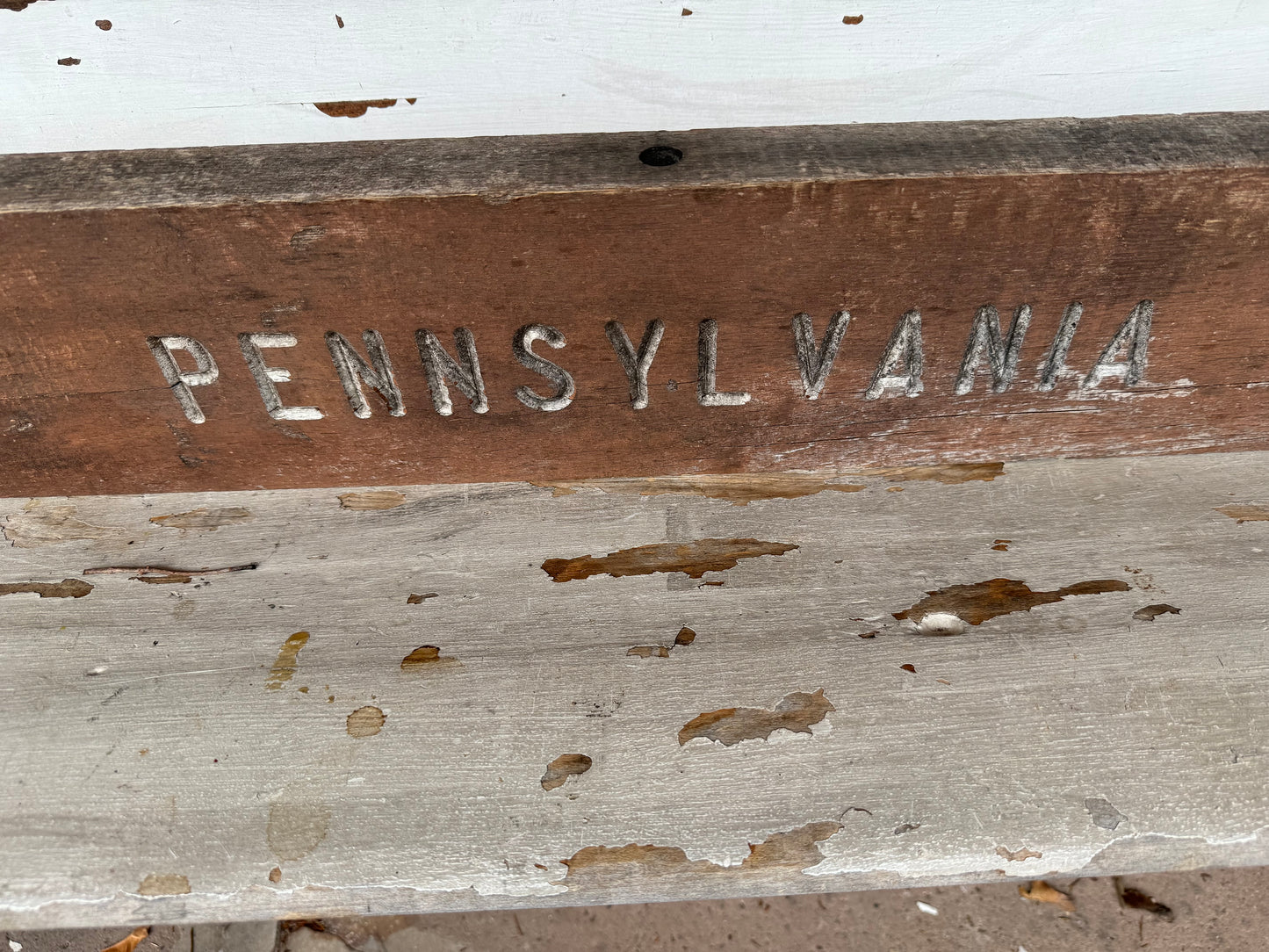 Vintage Forest Boundary Sign Pennsylvania