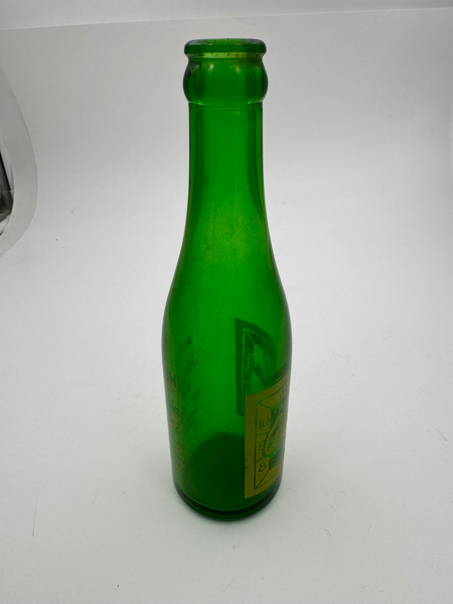 Vintage ACL Alka Time Soda Bottle Minty Rare