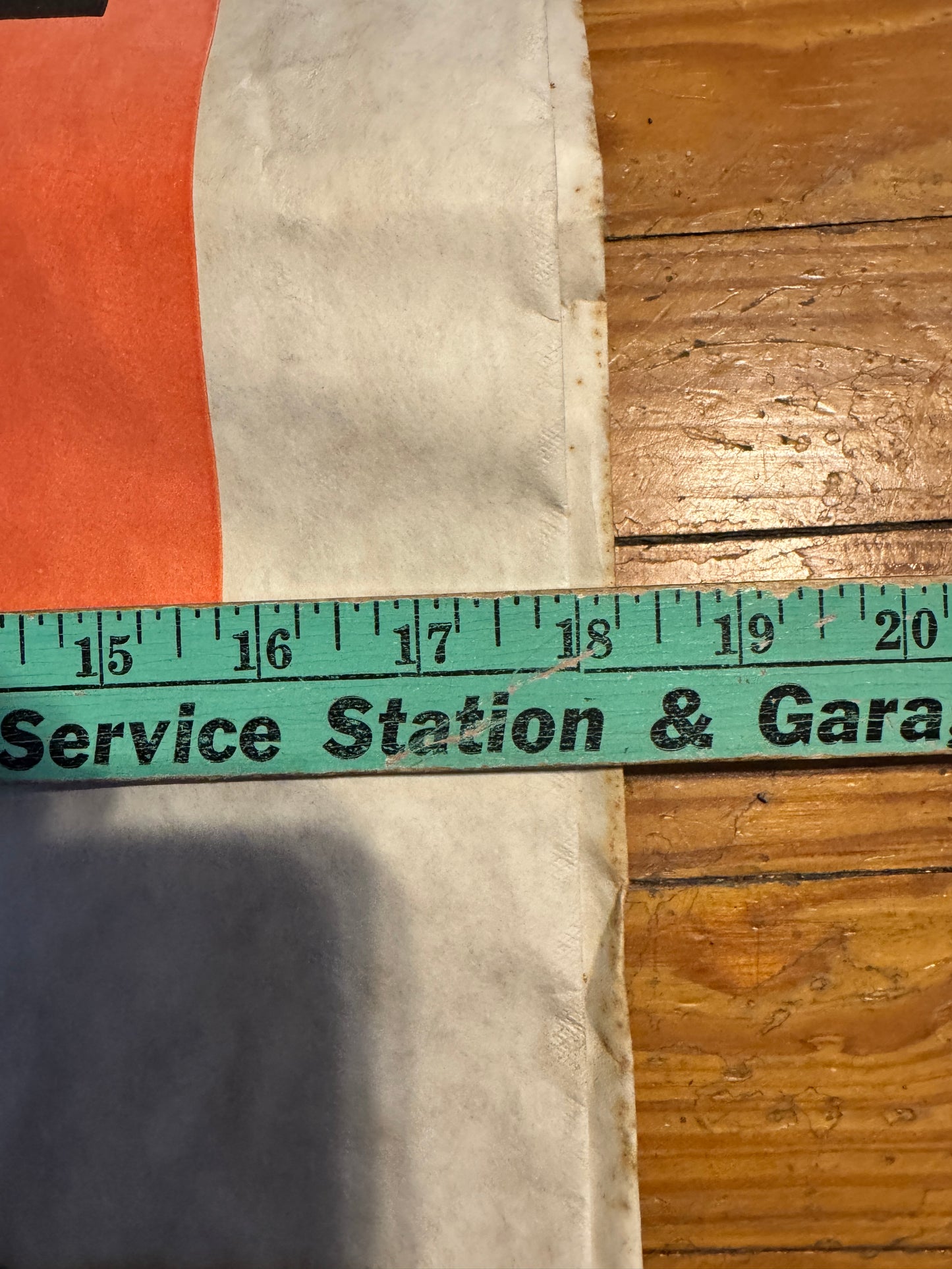 Vintage Feed Bag Kow Kare Heavy Cardstock