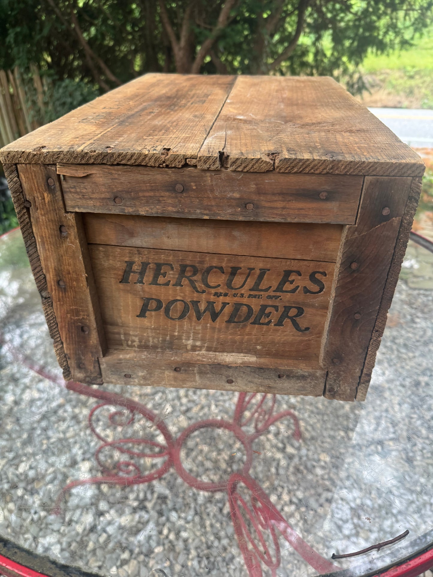 Vintage Hercules Ammo Crate.