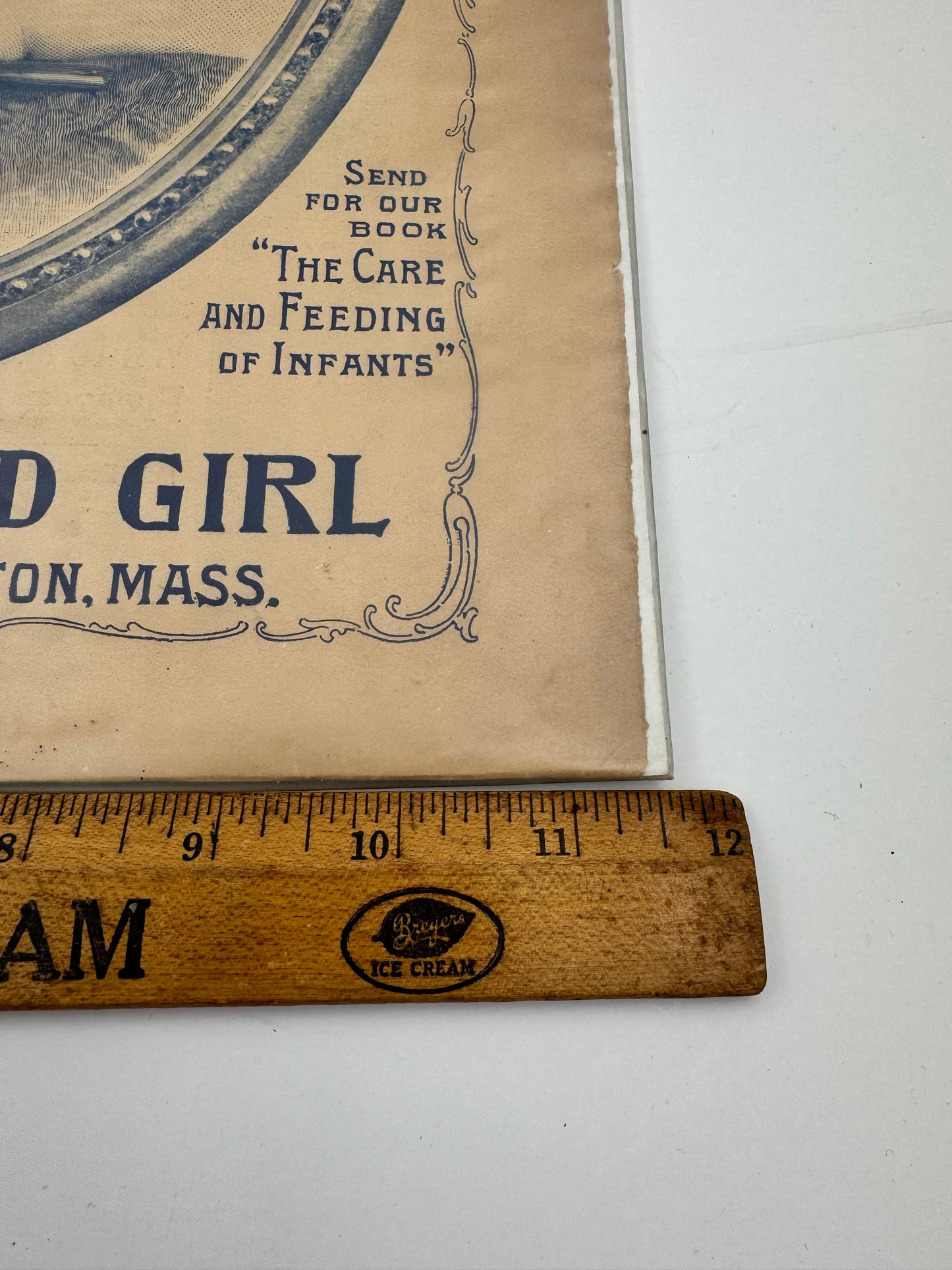 Vintage Food Ad Mellin’s RARE 1896