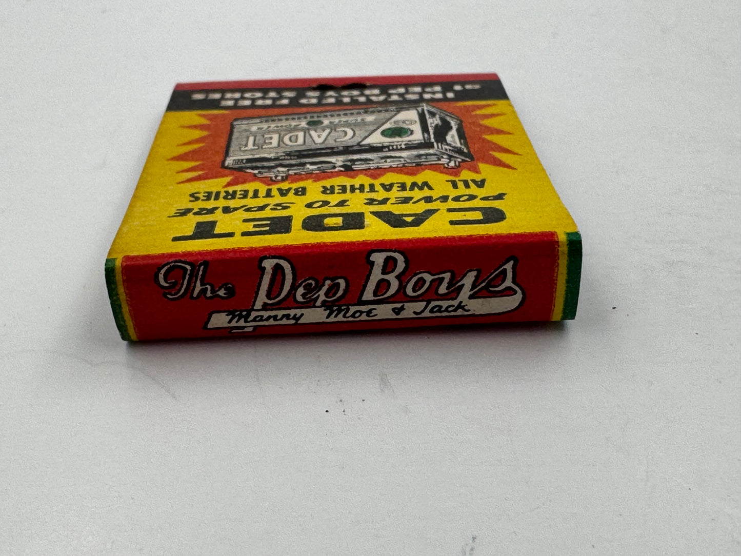 Vintage Pep Boys Matchbook NOS