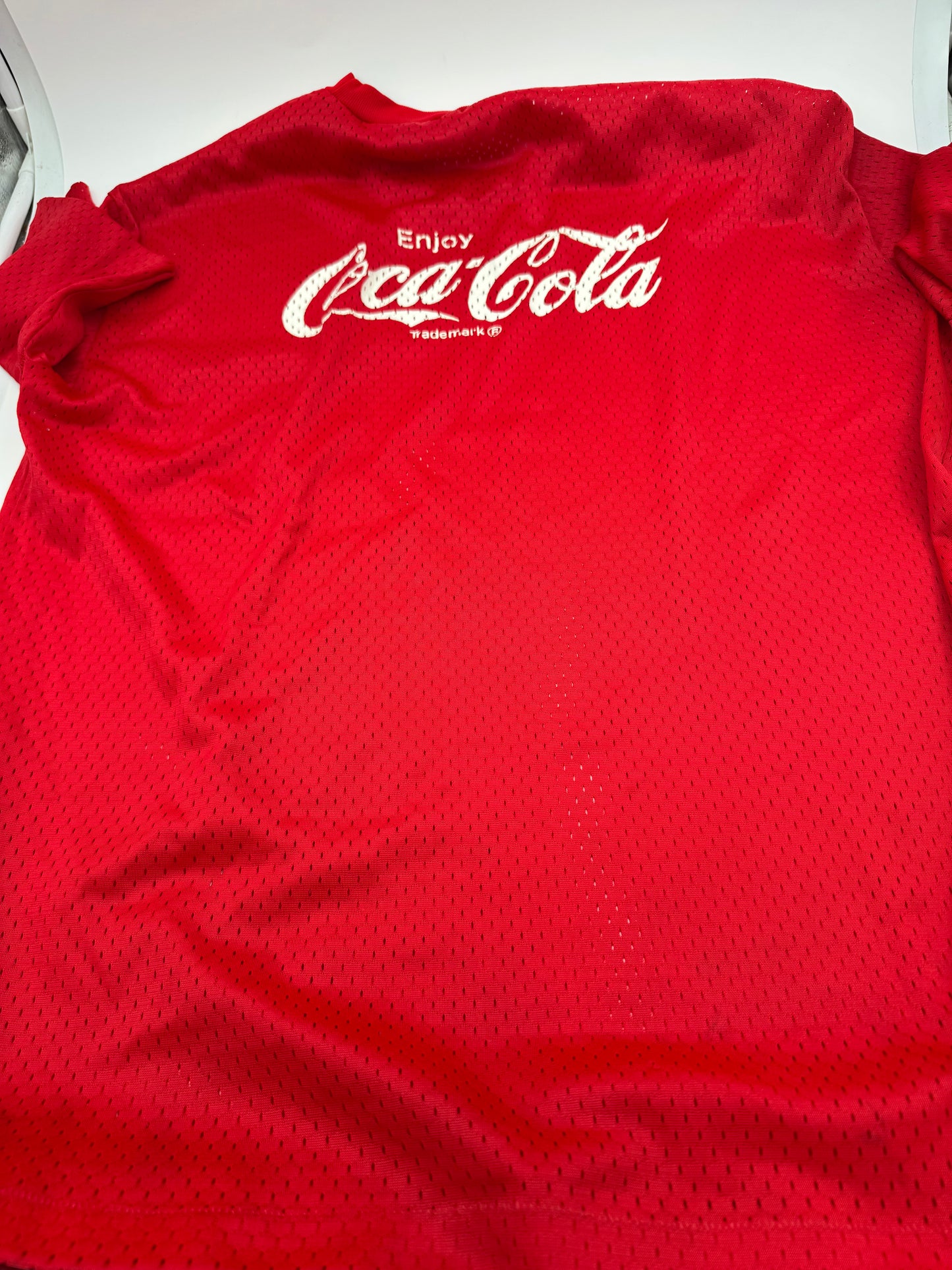 Vintage Coke T Shirt Enjoy Coca Cola Mesh XL