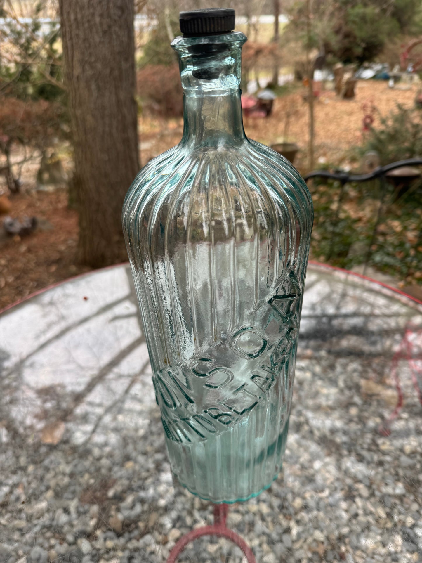Vintage Poison Bottle 14” Screw Top