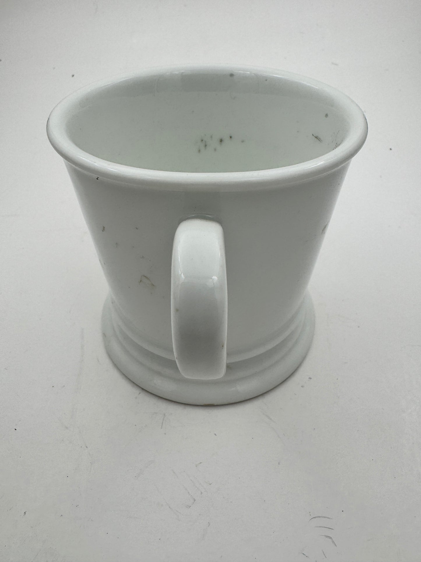 Vintage Shaving Mug Horse Drawn Rail Road Engine.