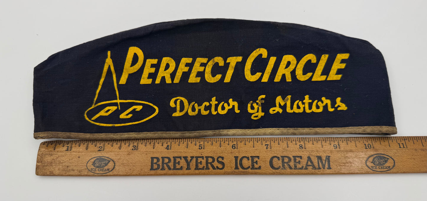 Vintage Gas Station Attendant’s Hat Perfect Circle Piston Rings