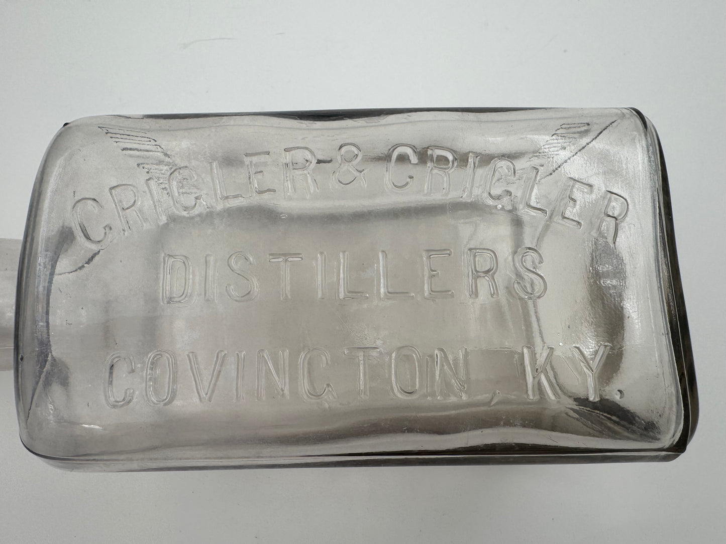 Vintage Crigler & Crigler Distillers Bottle Quart