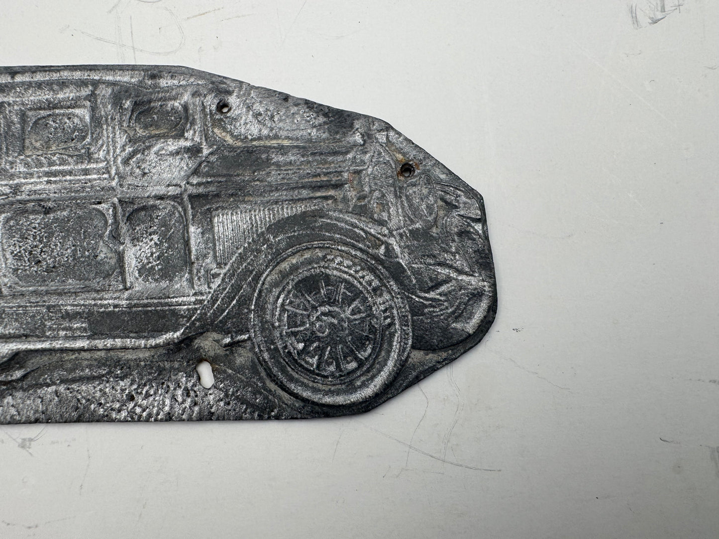 Vintage Automotive Print Block Right Face Small