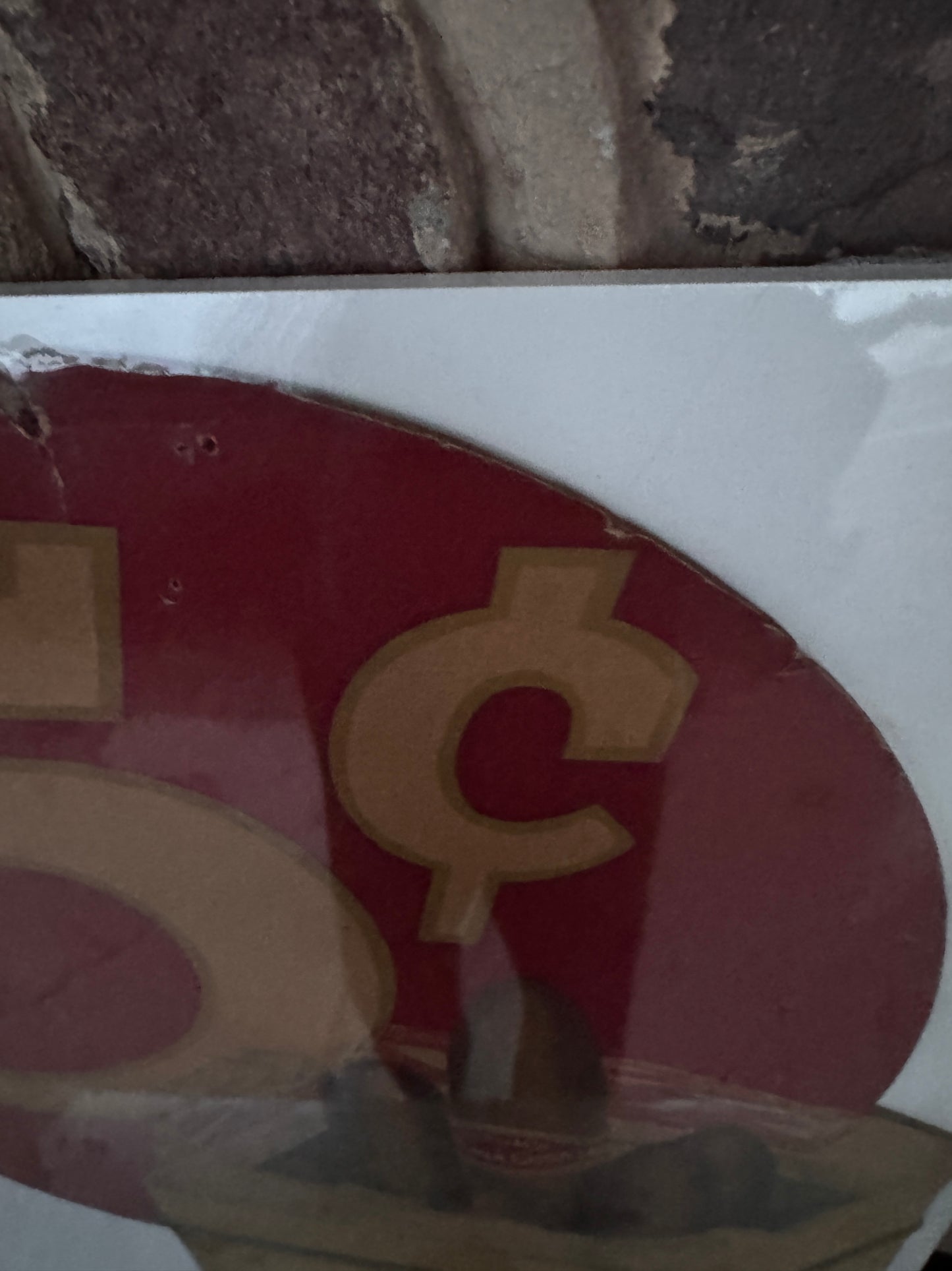 Vintage Cigar Sign Spana Cuba 5 Cent Cardboard