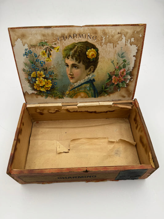 Vintage Cigar Box Charming Pennsylvania 1890s