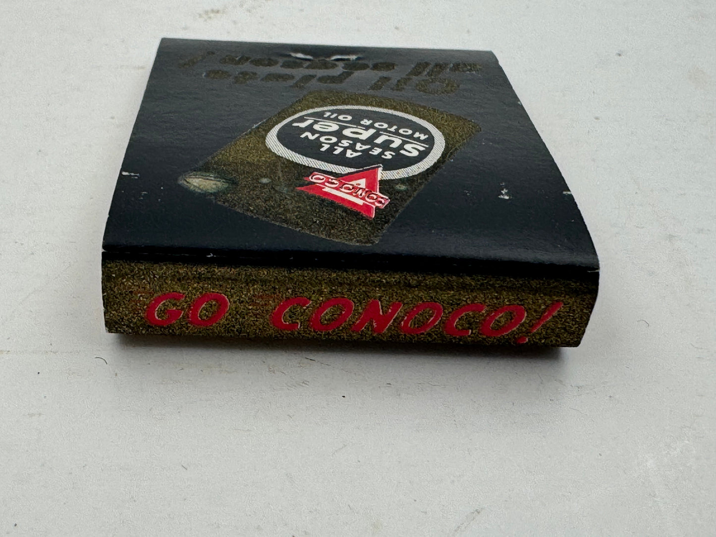 Vintage Conoco Matchbook Never Struck 1930s NOS