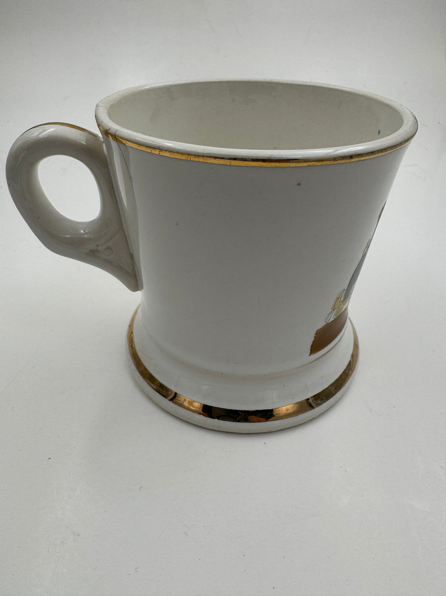 Vintage Shaving Mug Old 99 Steam Train Graphic
