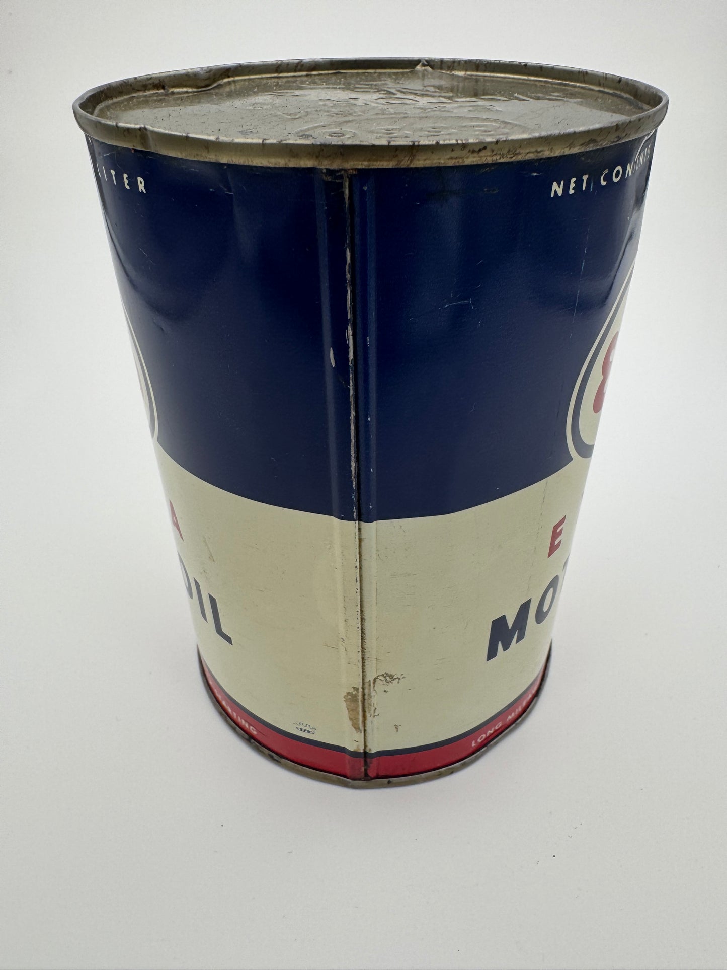 Vintage Esso Oil Can No 3 Empty Clean