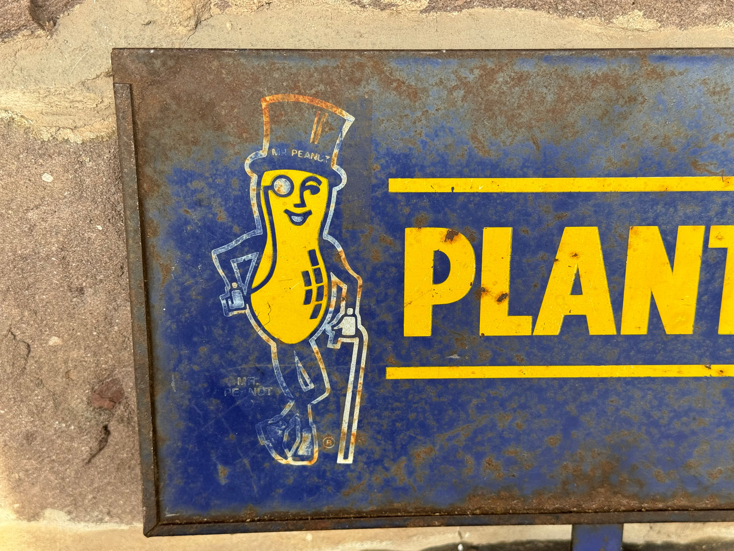 Vintage Planters Peanuts Sign Metal