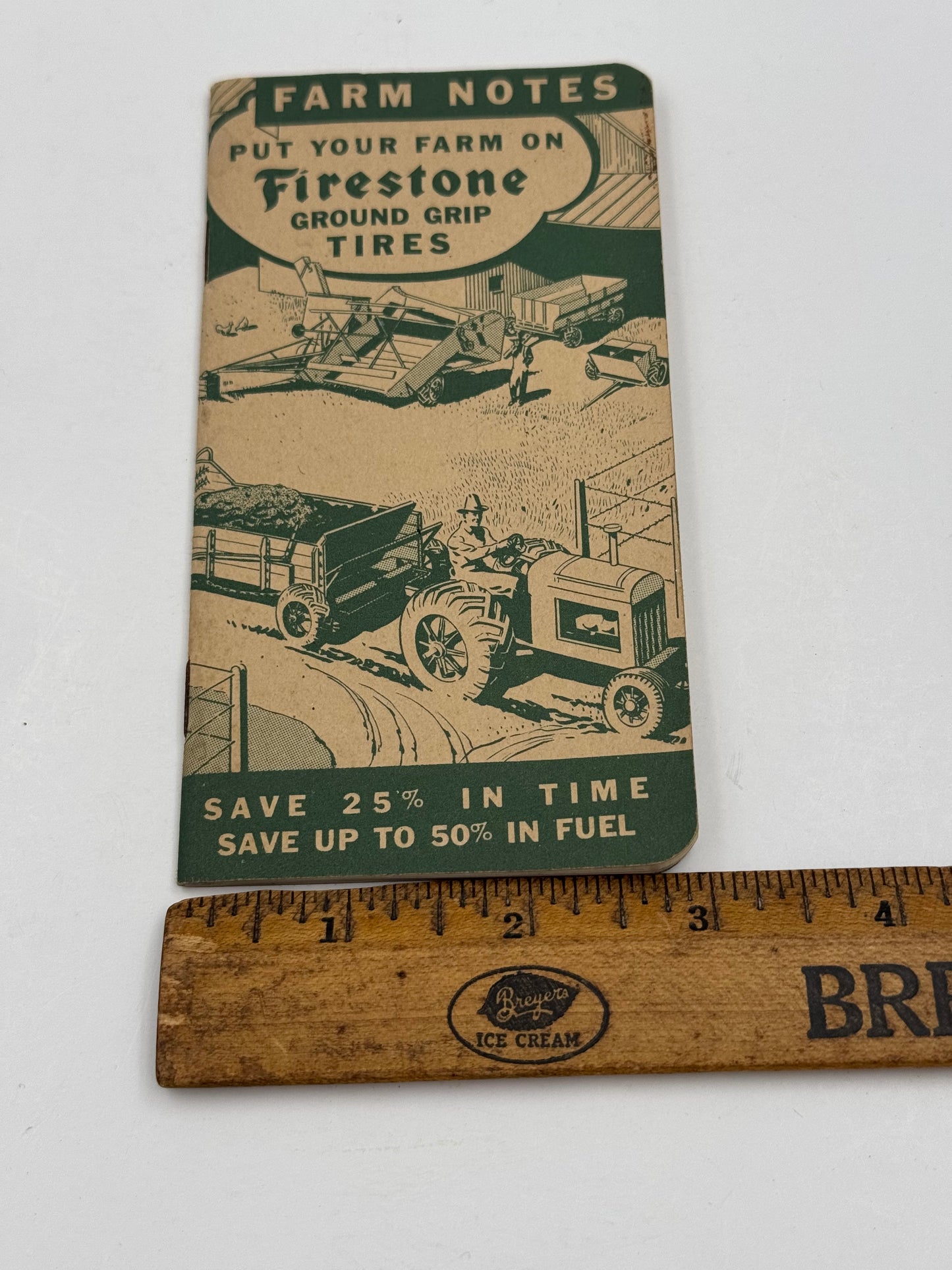 Vintage Firestone Tires Farm Notebook NOS