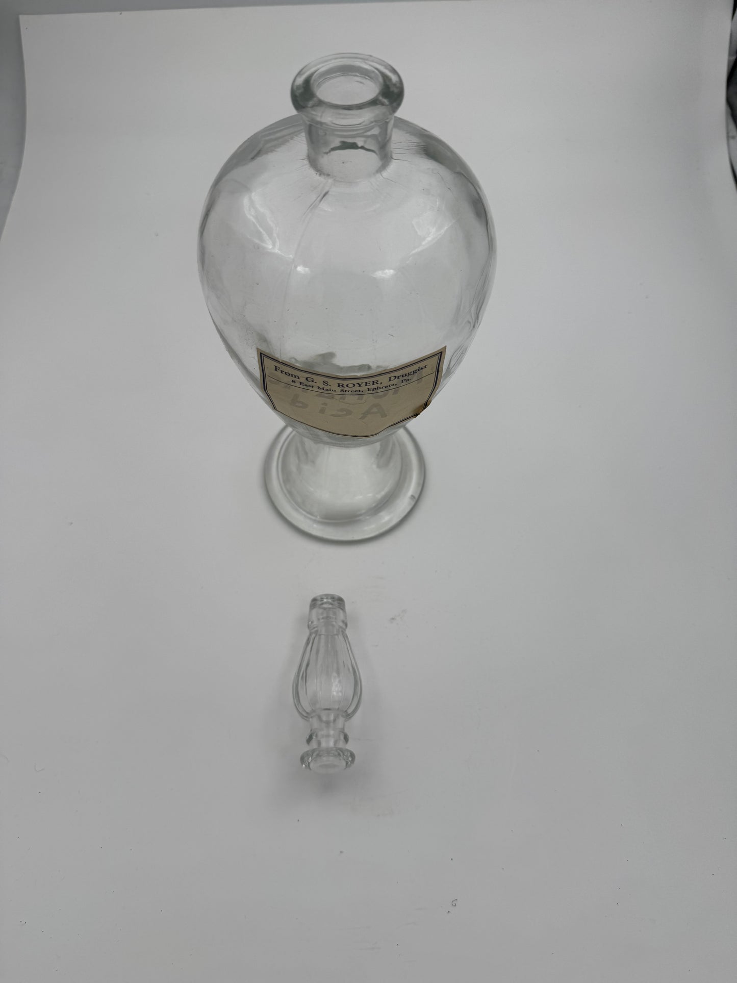 Vintage Apothecary Jar Counter Top Country Store