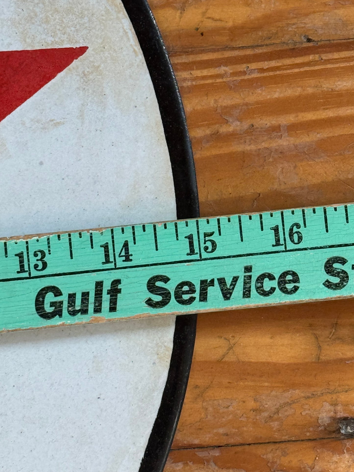 Vintage Texaco Sign 15” Porcelain