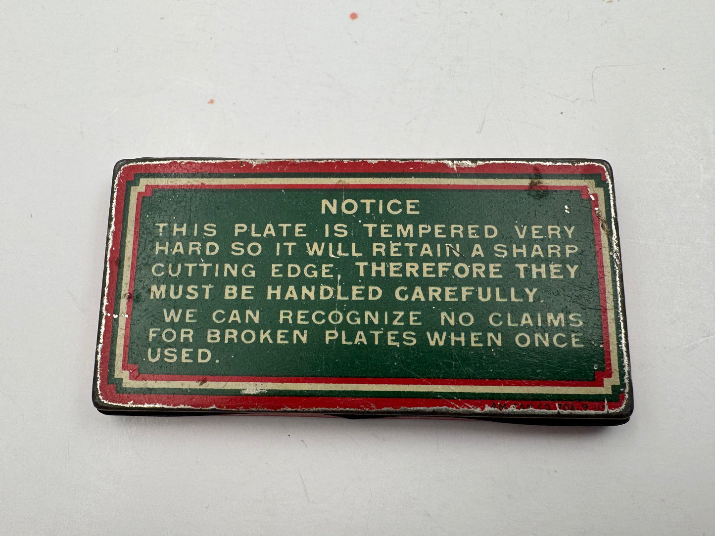 Vintage Stewart Razor Blade Tin