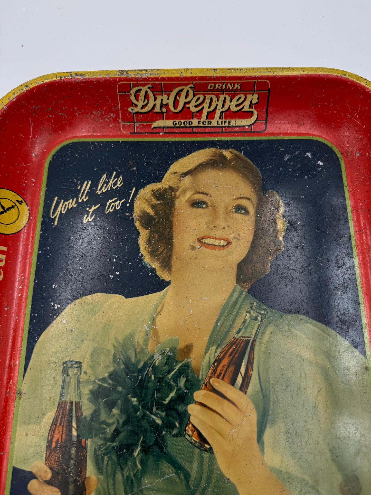 Vintage Dr. Pepper Serving Tray