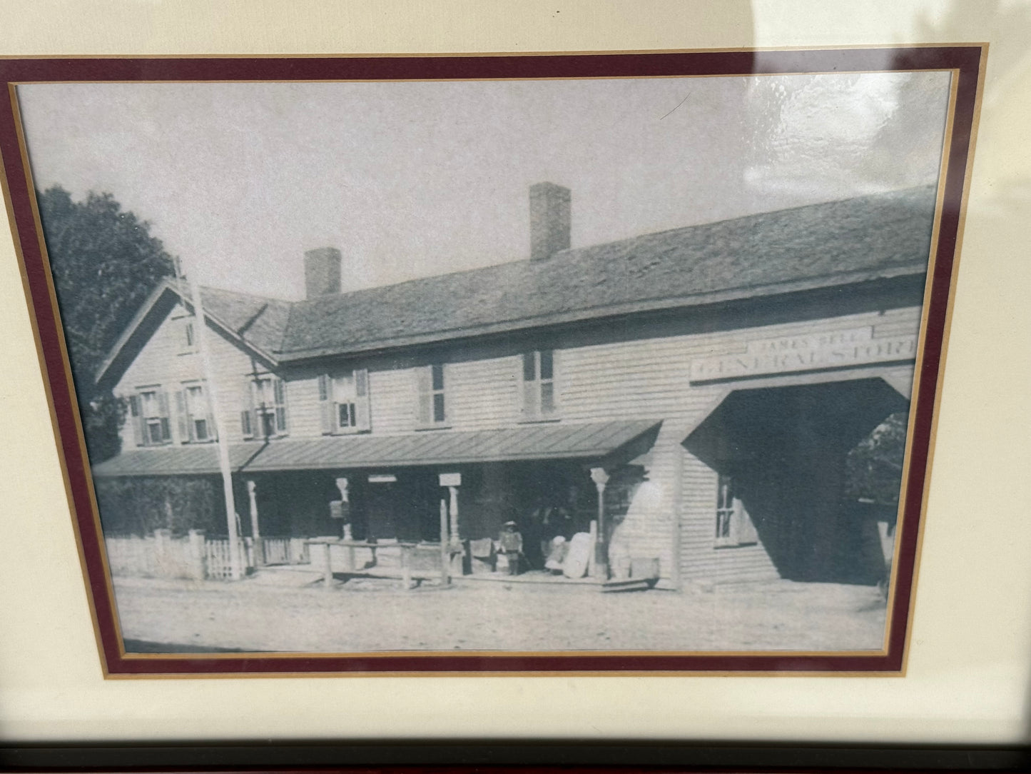 Vintage General Store Photo Black and White