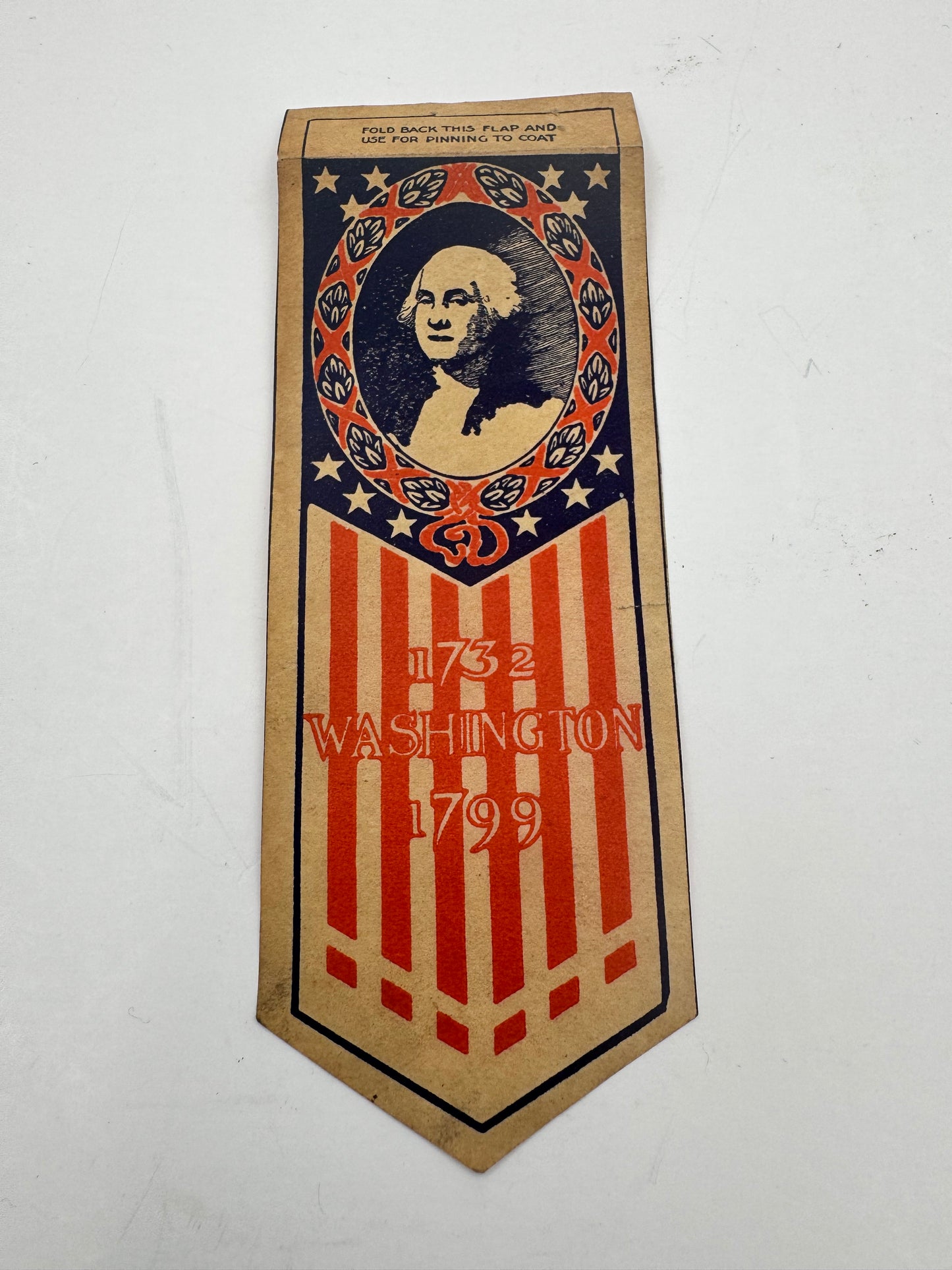 Vintage George Washington Commemorative Pass