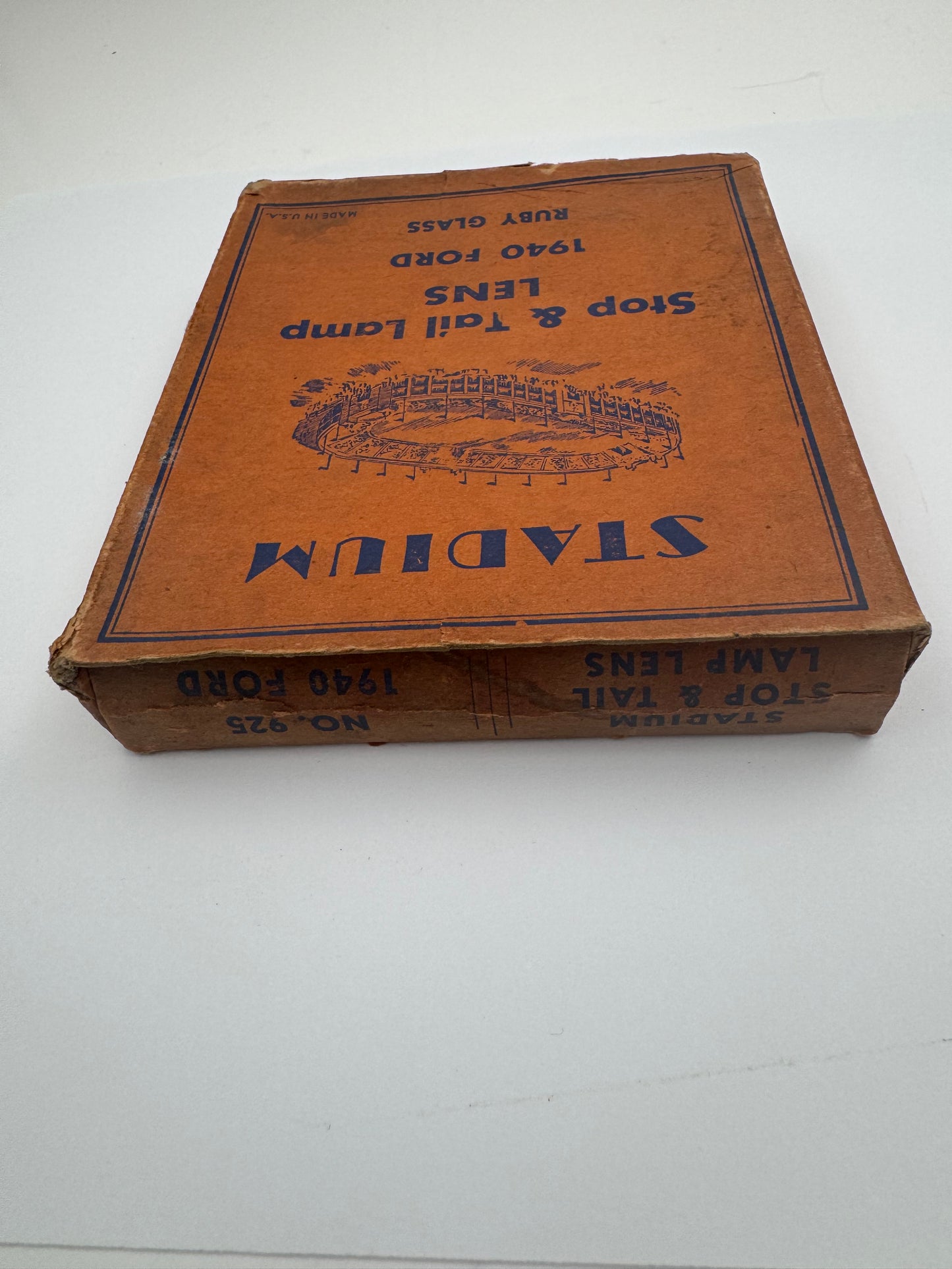 Vintage Ford Stop Lamp Lens Stadium Box Original NOW