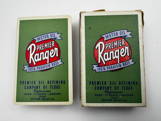 Vintage Premiere Gasoline Co Playing Cards Bridge Size