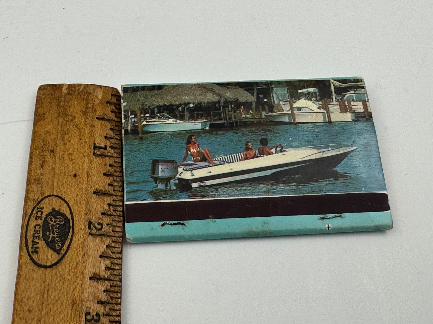 Vintage Evinrude Boats Matchbook Full Unstruck