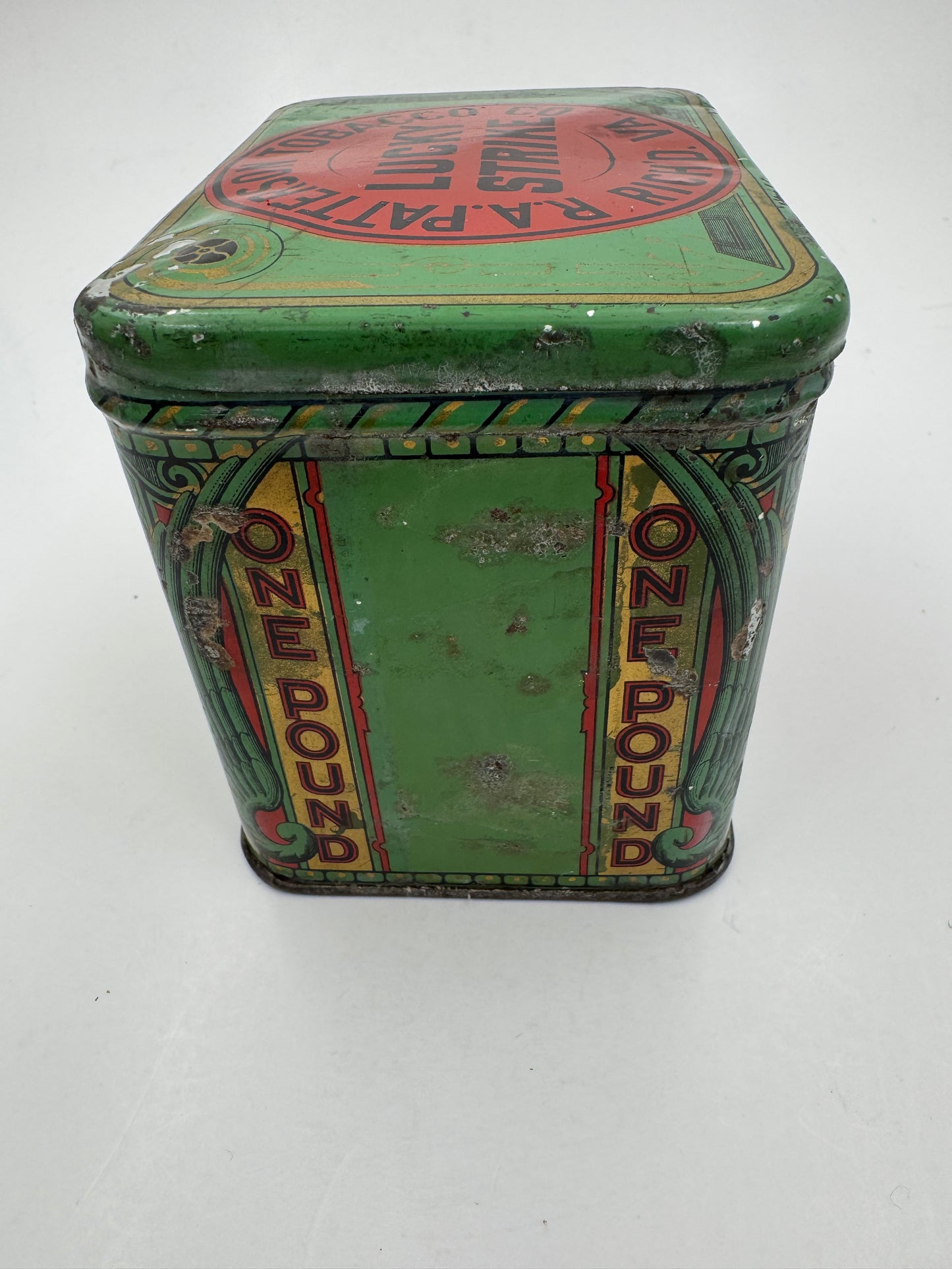 Vintage Lucky Strike Tobacco Tin 1 Pound