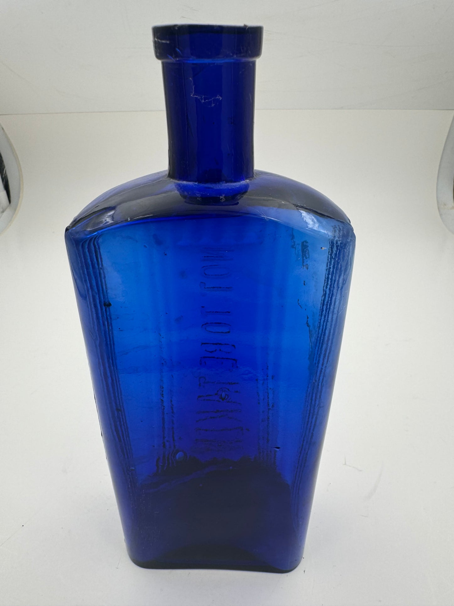 Vintage Poison Bottle Cobalt Blue 16 Ounce RARE