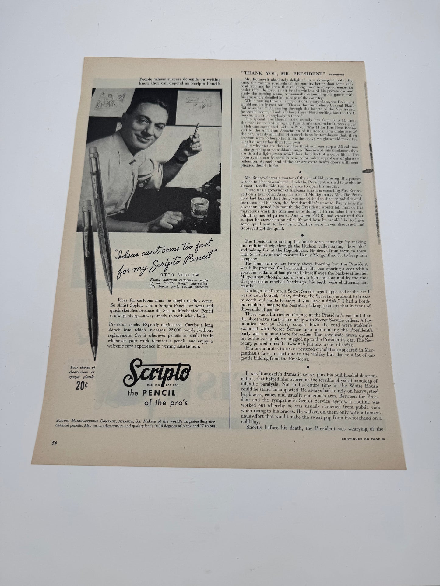 Vintage Fisk Tires Ad Large Format 14” x 11” RARE