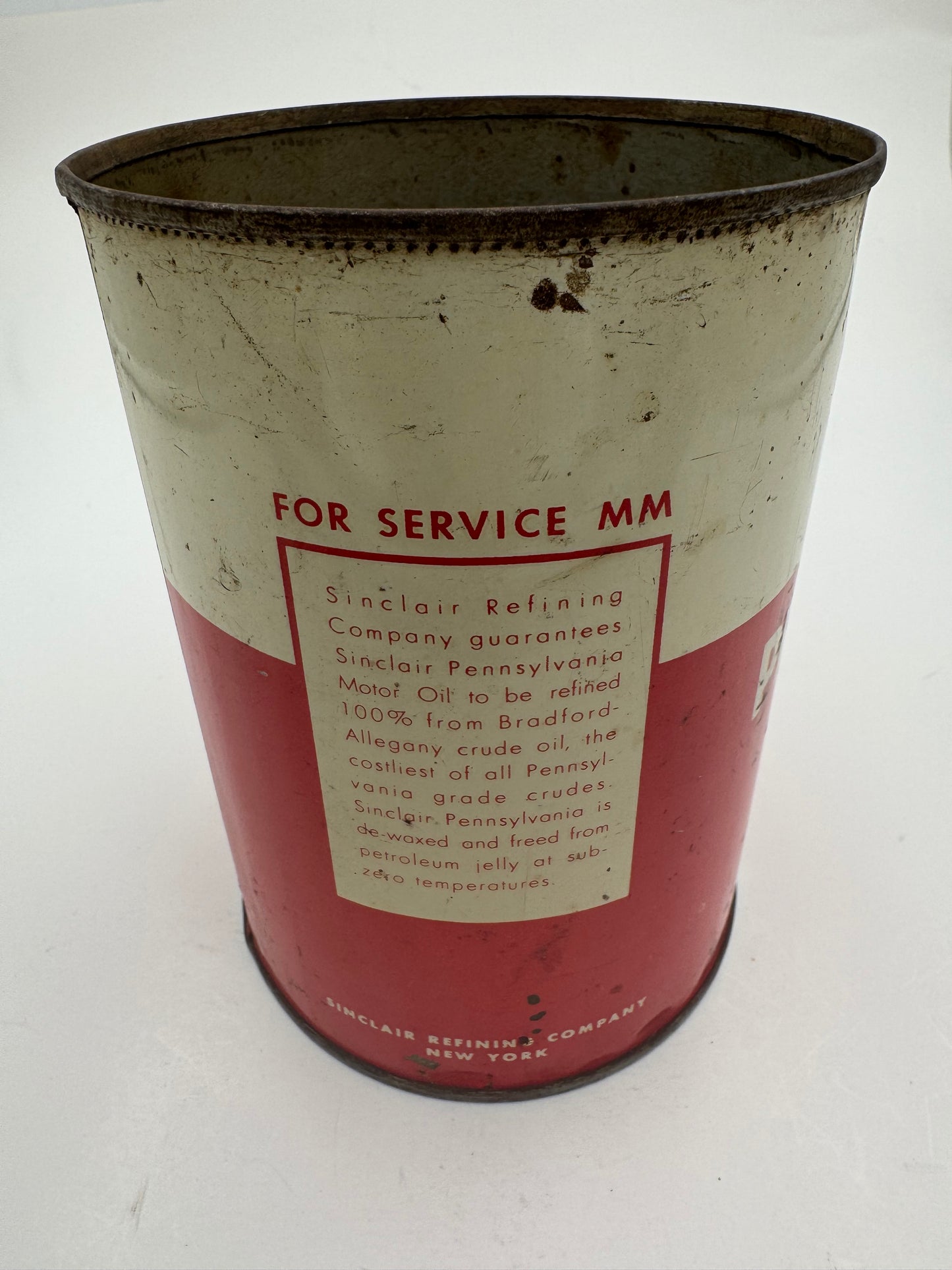 Vintage Sinclair Oil Can Dinosaur Quart