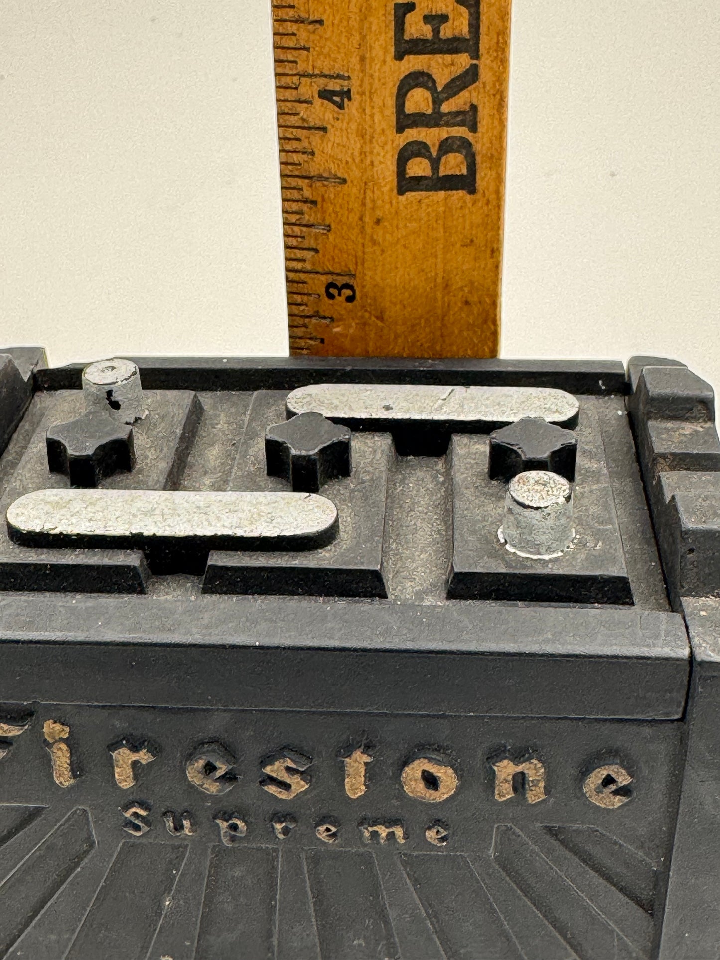 Vintage Firestone Battery Desk Top Piece