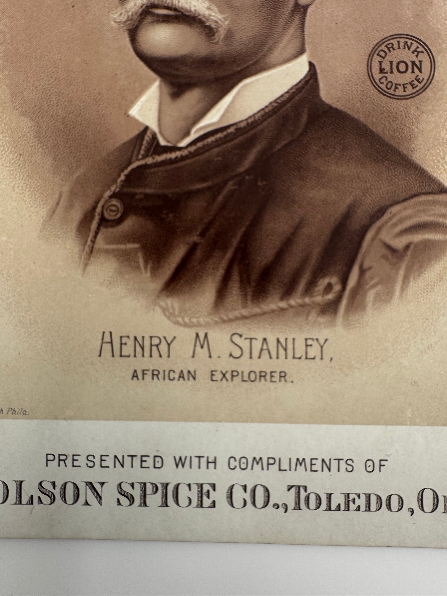 Vintage Trade Card Woodson Spice Co