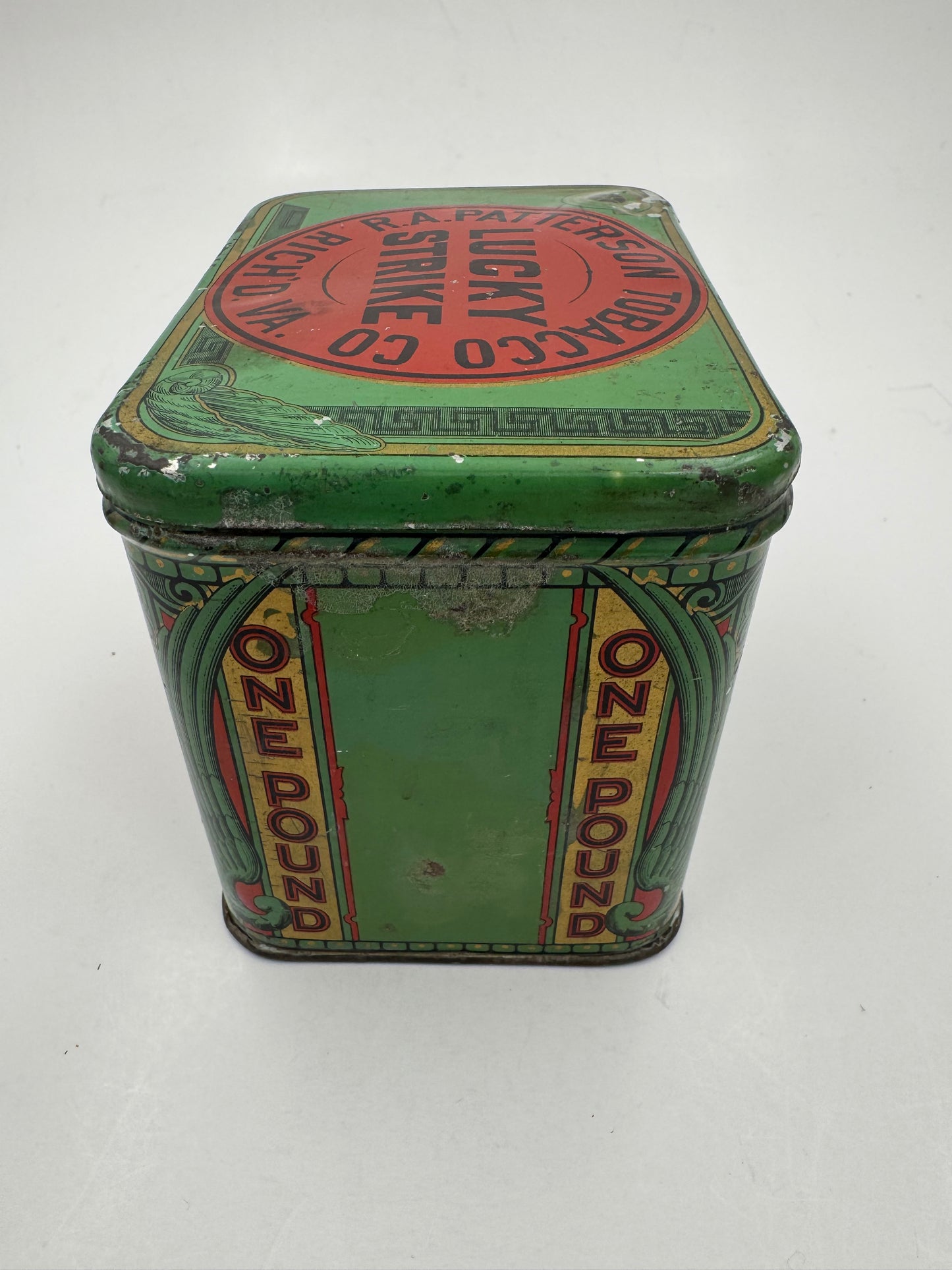 Vintage Lucky Strike Tobacco Tin 1 Pound