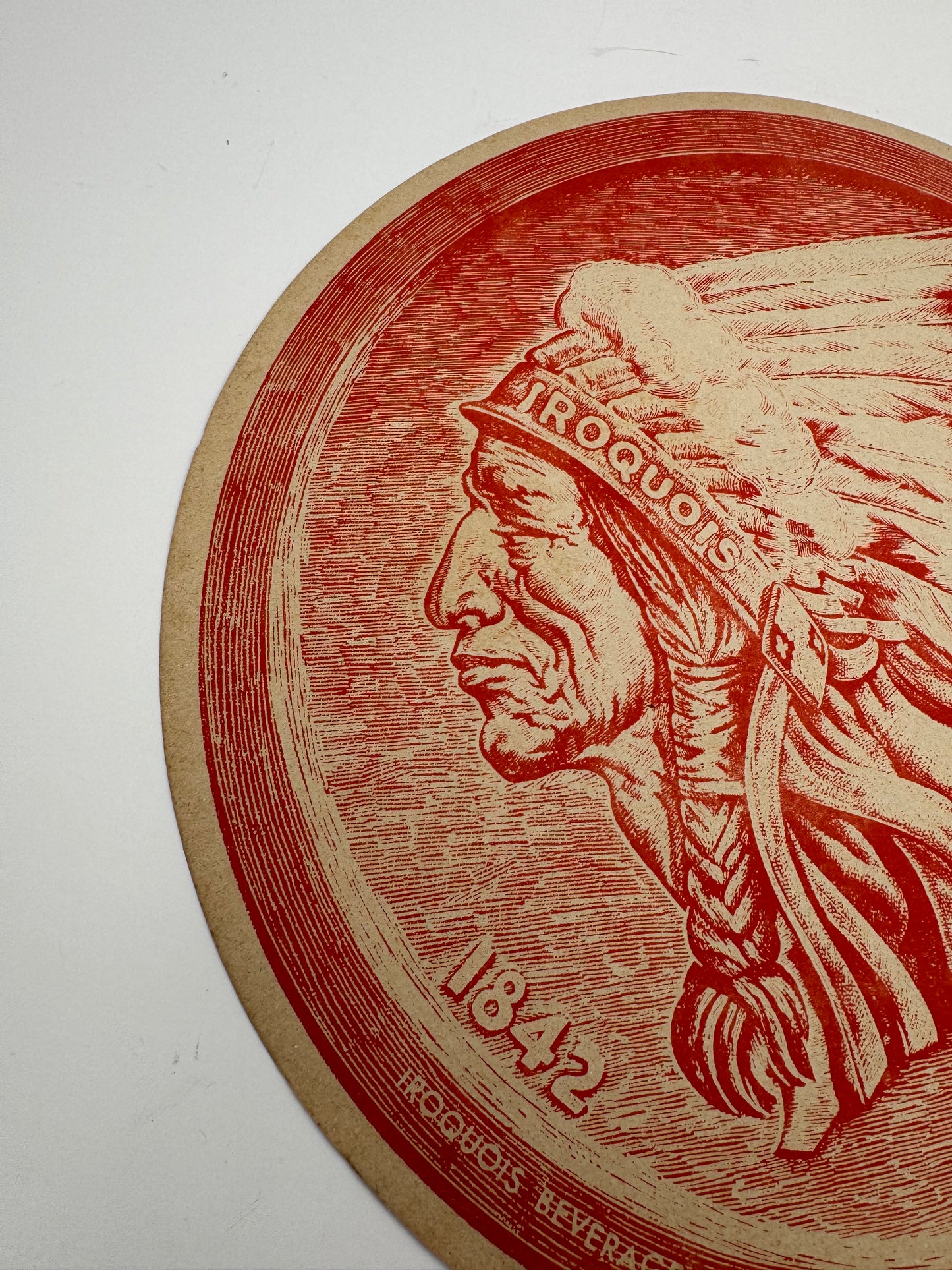Vintage Iroquois Beer Tray Liner NOS￼